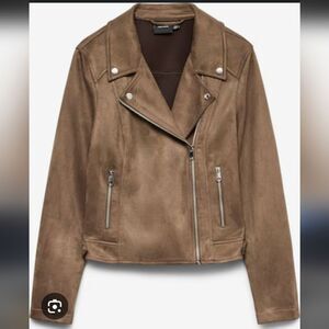 1476 VERO MODA Between-Season Jacket 'VMJOSE' Sz XL Brown